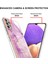 Samsung Galaxy A32 5g Için Mermer Desen Yumuşak Tpu Tampon Kılıf Kapak Pembe (Yurt Dışından) 3