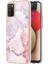 Samsung Galaxy A02S Için Mermer Desen Yumuşak Tpu Tampon Kılıf Kapak Rose Gold (Yurt Dışından) 1