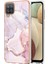 Samsung Galaxy A12 Için Mermer Desen Yumuşak Tpu Tampon Kılıf Kapak Rose Gold (Yurt Dışından) 1