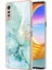 Lg Velvet 5g Için Mermer Desen Yumuşak Tpu Tampon Kılıf Kapak Turkuaz (Yurt Dışından) 1
