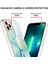 iPhone 13 Pro Için Mermer Desen Yumuşak Tpu Tampon Kılıf Kapak Turkuaz (Yurt Dışından) 3
