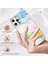 iPhone 12 / iPhone 12 Pro Için Mermer Desen Yumuşak Tpu Tampon Kılıf Kapak Turkuaz - Beyaz (Yurt Dışından) 2