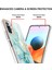Xiaomi Redmi Note 10 Pro / 10 Pro Max Için Crossbody Askı Ipi Telefon Kılıfı Silikon Mermer Desen Yumuşak Tpu Tampon Kapağı Turkuaz (Yurt Dışından) 2