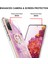 Samsung Galaxy S20 Fe Için Mermer Desen Yumuşak Tpu Tampon Halka Tutucu Stand Kılıf Kapağı Pembe (Yurt Dışından) 3
