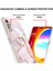 Lg Velvet 5g Için Mermer Desen Yumuşak Tpu Tampon Halka Tutucu Stand Kılıf Kapağı Rose Gold (Yurt Dışından) 3