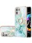 Motorola Edge 20 Lite Için Mermer Desen Yumuşak Tpu Tampon Halka Tutucu Stand Kılıf Kapağı Turkuaz (Yurt Dışından) 1