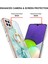 Samsung Galaxy A22 4g Için Mermer Desen Yumuşak Tpu Tampon Halka Tutucu Stand Kılıf Kapağı Turkuaz (Yurt Dışından) 3