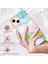 iPhone 13 Için Mermer Desen Yumuşak Tpu Tampon Kılıf Kapak Turkuaz - Beyaz (Yurt Dışından) 2