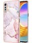 Lg Velvet 5g Için Mermer Desen Yumuşak Tpu Tampon Kılıf Kapak Rose Gold (Yurt Dışından) 1