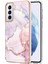 Samsung Galaxy S21+ 5g Için Mermer Desen Yumuşak Tpu Tampon Kılıf Kapak Rose Gold (Yurt Dışından) 1
