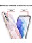 Samsung Galaxy S21+ 5g Için Mermer Desen Yumuşak Tpu Tampon Kılıf Kapak Rose Gold (Yurt Dışından) 3