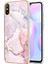 Xiaomi Redmi 9A Için Mermer Desen Yumuşak Tpu Tampon Kılıf Kapak Rose Gold (Yurt Dışından) 1