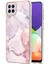 Samsung Galaxy A22 4g Için Mermer Desen Yumuşak Tpu Tampon Kılıf Kapak Rose Gold (Yurt Dışından) 1