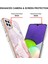 Samsung Galaxy A22 4g Için Mermer Desen Yumuşak Tpu Tampon Kılıf Kapak Rose Gold (Yurt Dışından) 3