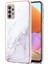 Samsung Galaxy A32 4g Için Mermer Desen Yumuşak Tpu Tampon Kılıf Kapak Beyaz (Yurt Dışından) 1