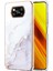 Xiaomi Poco X3 Için Mermer Desen Yumuşak Tpu Tampon Kılıf Kapak Beyaz (Yurt Dışından) 1