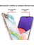 Samsung Galaxy A22 5g Için Crossbody Askı Ipi Telefon Kılıfı Silikon Mermer Desen Yumuşak Tpu Tampon Kapağı Turkuaz - Beyaz (Yurt Dışından) 2