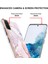Samsung Galaxy S20+ Plus Için Crossbody Askı Ipi Telefon Kılıfı Silikon Mermer Desen Yumuşak Tpu Tampon Kapağı Rose Gold (Yurt Dışından) 2