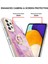 Samsung Galaxy A52 Için Mermer Desen Yumuşak Tpu Tampon Halka Tutucu Stand Kılıf Kapağı Pembe (Yurt Dışından) 3