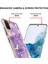 Samsung Galaxy S20+ Plus Için Crossbody Askı Ipi Telefon Kılıfı Silikon Mermer Desen Yumuşak Tpu Tampon Kapağı Mor (Yurt Dışından) 2