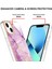 iPhone 13 Için Crossbody Askı Ipi Telefon Kılıfı Silikon Mermer Desen Yumuşak Tpu Tampon Kapağı Pembe (Yurt Dışından) 2
