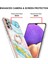 Samsung Galaxy A32 5g Için Mermer Desen Yumuşak Tpu Tampon Halka Tutucu Stand Kılıf Kapağı Turkuaz - Beyaz (Yurt Dışından) 3