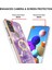 Samsung Galaxy A21S Için Mermer Desen Yumuşak Tpu Tampon Halka Tutucu Stand Kılıf Kapağı Mor (Yurt Dışından) 3