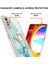 Lg Velvet 5g Için Mermer Desen Yumuşak Tpu Tampon Halka Tutucu Stand Kılıf Kapağı Turkuaz (Yurt Dışından) 3