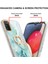 Samsung Galaxy A02S Için Mermer Desen Yumuşak Tpu Tampon Halka Tutucu Stand Kılıf Kapağı Turkuaz (Yurt Dışından) 3