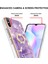 Xiaomi Redmi 9A Için Mermer Desen Yumuşak Tpu Tampon Halka Tutucu Stand Kılıf Kapağı Mor (Yurt Dışından) 3