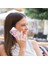 Samsung Galaxy A22 5g Için Mermer Desen Yumuşak Tpu Tampon Halka Tutucu Stand Kılıf Kapağı Pembe (Yurt Dışından) 4
