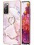 Samsung Galaxy S20 Fe Için Mermer Desen Yumuşak Tpu Tampon Halka Tutucu Stand Kılıf Kapağı Rose Gold (Yurt Dışından) 2