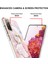 Samsung Galaxy S20 Fe Için Mermer Desen Yumuşak Tpu Tampon Halka Tutucu Stand Kılıf Kapağı Rose Gold (Yurt Dışından) 3