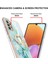 Samsung Galaxy A32 4g Için Mermer Desen Yumuşak Tpu Tampon Halka Tutucu Stand Kılıf Kapağı Turkuaz (Yurt Dışından) 3