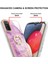 Samsung Galaxy A02S Için Mermer Desen Yumuşak Tpu Tampon Halka Tutucu Stand Kılıf Kapağı Pembe (Yurt Dışından) 3