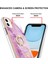 iPhone 11 Için Mermer Desen Yumuşak Tpu Tampon Halka Tutucu Stand Kılıf Kapağı Pembe (Yurt Dışından) 3