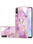 Xiaomi Redmi 9A Için Mermer Desen Yumuşak Tpu Tampon Halka Tutucu Stand Kılıf Kapağı Pembe (Yurt Dışından) 1