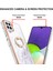 Samsung Galaxy A22 4g Için Mermer Desen Yumuşak Tpu Tampon Halka Tutucu Stand Kılıf Kapağı Beyaz (Yurt Dışından) 3