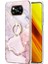 Xiaomi Poco X3 Için Mermer Desen Yumuşak Tpu Tampon Halka Tutucu Stand Kılıf Kapağı Rose Gold (Yurt Dışından) 2