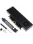 Çift Arabirim M + B Key M.2 Nvme Pcı-E'ye Genişletme Kartı ve Soğutma Fanı Kılıfı (Yurt Dışından) 5