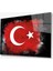 Dekorcumshop Türk Bayrağı Cam Tablo 4mm Dayanıklı Temperli Cam 1