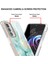 Motorola Edge 20 Pro Için Mermer Desen Yumuşak Tpu Tampon Kılıf Kapak Turkuaz (Yurt Dışından) 3