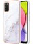 Samsung Galaxy A03S Için Mermer Desen Yumuşak Tpu Tampon Kılıf Kapak Beyaz (Yurt Dışından) 1