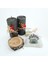 Frig Balmumu Petek Mum Set - Antrasit Gri 4