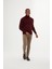 Erkek Bordo Regular Fit Balıkçı Yaka Triko Kazak 2