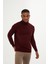 Erkek Bordo Regular Fit Balıkçı Yaka Triko Kazak 5