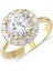 Preciosa Zirconia Taşlı Gümüş Tektaş Yüzük YZG.369 1