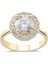 Preciosa Zirconia Taşlı Gümüş Tektaş Yüzük YZG.369 2