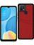 Oppo A15 / A15S Kılıf Proda Deri Çift Kartlık Cepli Kapak Kırmızı 2