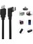 Quest Link Için 10FT Kablo 3.2 Tip-C Dik Açısı USB Için Bir Şarj Kablosu USB 3.0 C Yazın (Yurt Dışından) 5